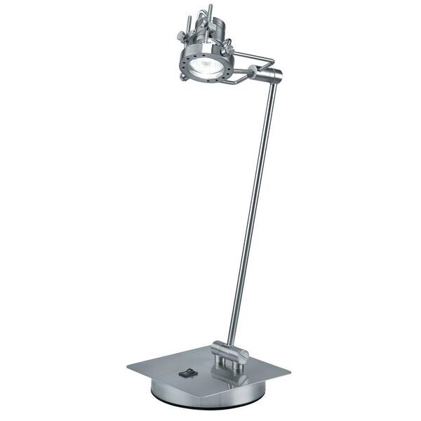 Illumine 9 in. Polished Steel Desk Lamp