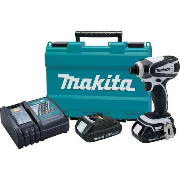 Makita 18-Volt Lithium-Ion 1/4 in. Cordless Compact Impact Driver Kit