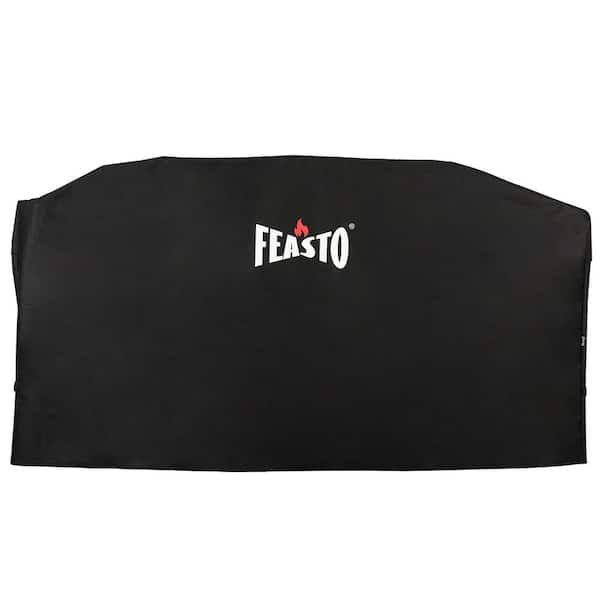 FEASTO 66.5 in. Gas Grill Cover Charcoal Grill Cover in Black AP662535 The Home Depot
