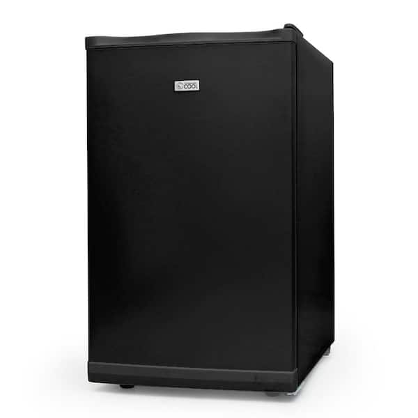 JEREMY CASS 1.1 cu.ft. Mini Freezer in Black with Stainless Steel, Manual  Defrost NBLMRY23042701 - The Home Depot