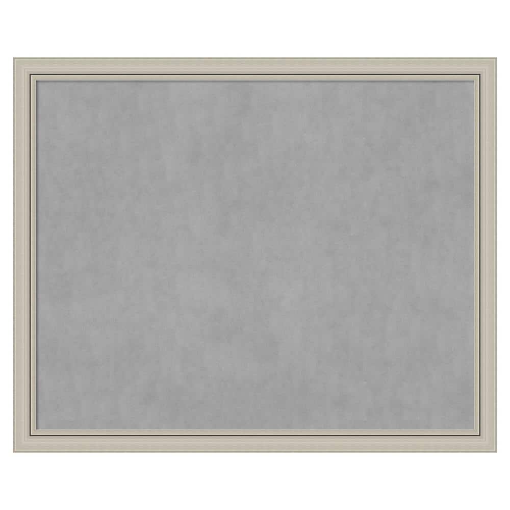 Amanti Art Romano Silver Narrow 43.75 in. x 35.75 in. Framed