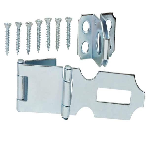 Everbilt 3 in. Zinc-Plated Double Hinge Safety Hasp