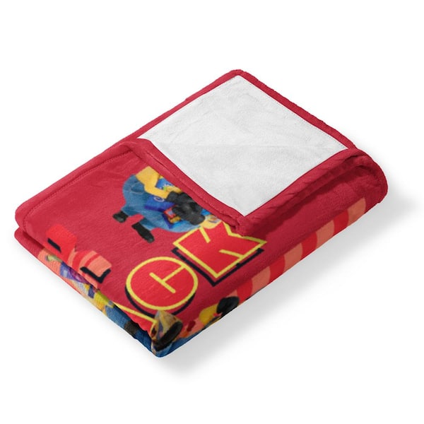 Universal Despicable Me 4 Minion Snack Attack Printed Cloud Throw, 50 x 60 inches