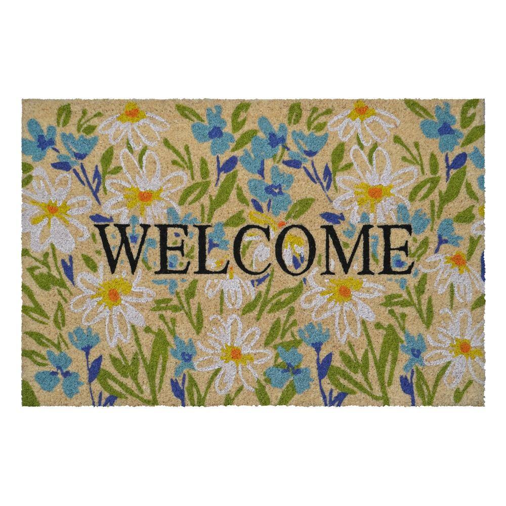 Field of Daisy Welcome Doormat 24 in. x 36 in. price history on PriceWatchPro