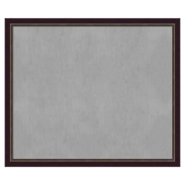 Amanti Art Signore Bronze 52 in. x 44 in. Framed Magnetic Board