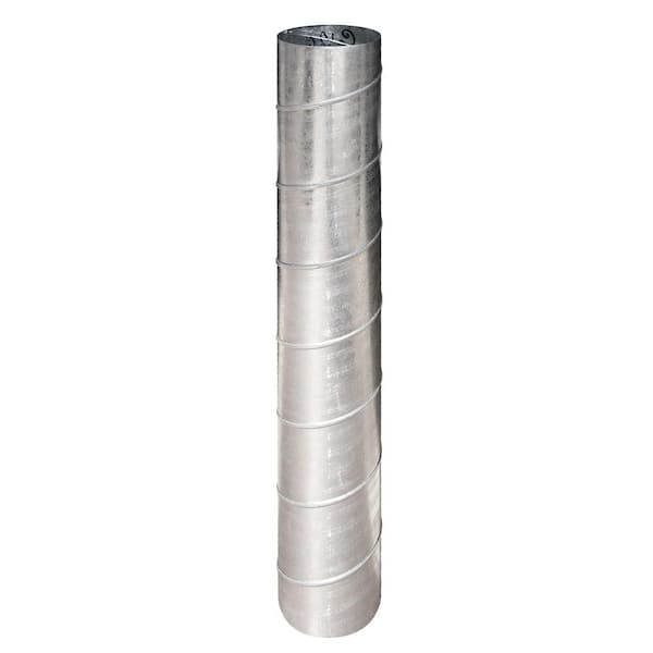 Master Flow 7 in. x 5 ft. 26 Gauge Spiral Pipe