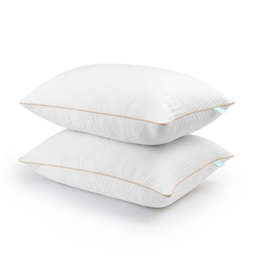 Essence of Bamboo Knit Bed Pillow - White, Jumbo - Kroger