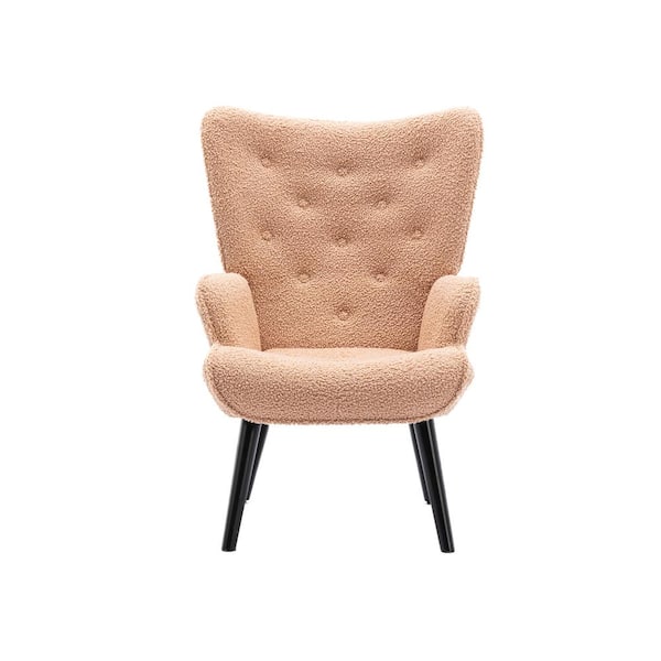 Unbranded Camel Teddy Accent Chair Living Room/Bed Room, Modern Leisure Chair
