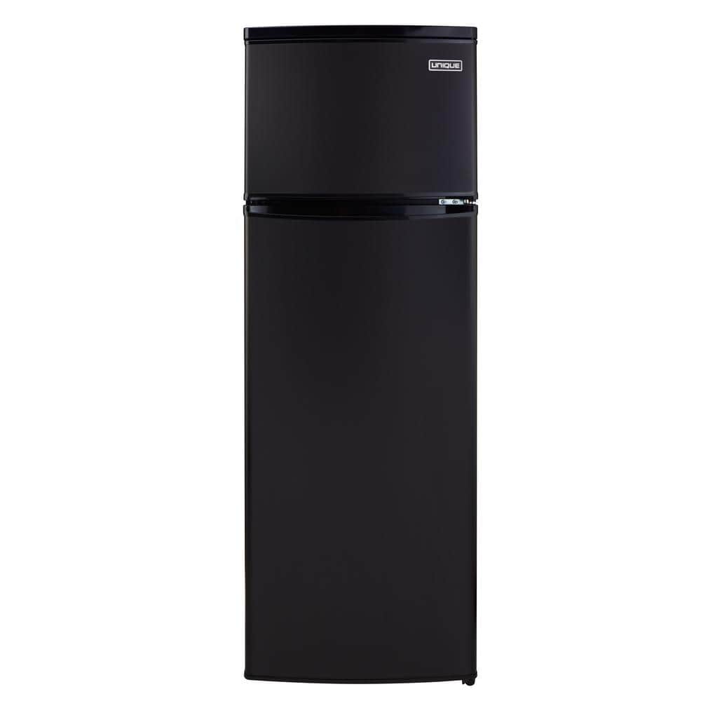 Unique Appliances Off-Grid 23.8 in. 13 cu. ft. 370L Solar DC Top Freezer Refrigerator in Black