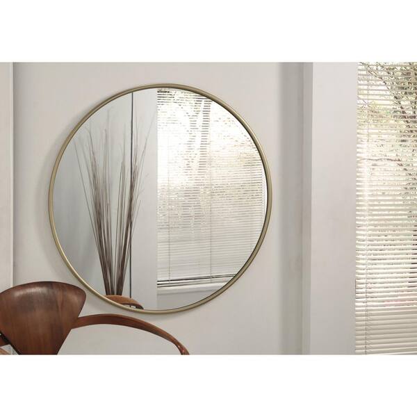Martin Svensson Home Medium Round Gold Hooks Modern Mirror 36 In H X W 120263 The Depot - Home Depot Round Mirror 36 Inch Martin Svensson Home Medium Round Gold Hooks Modern Mirror 36 In H X W 120263 The Depot - Home Depot Round Mirror 36 Inch