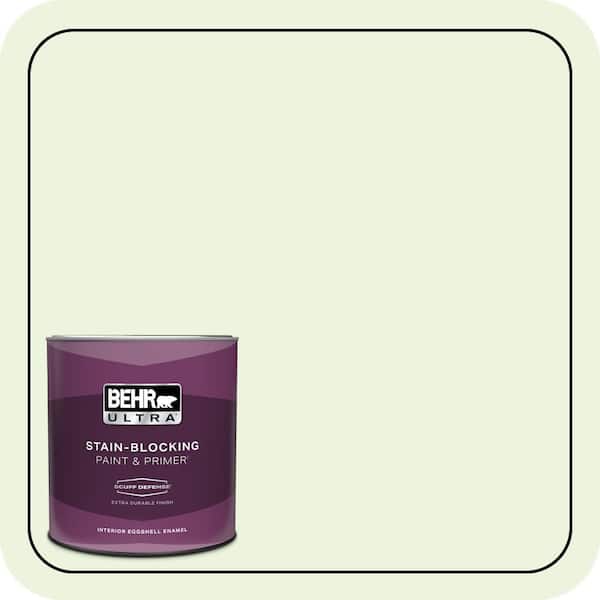 BEHR ULTRA 1 qt. #430C-1 White Willow Extra Durable Eggshell Enamel Interior Paint & Primer