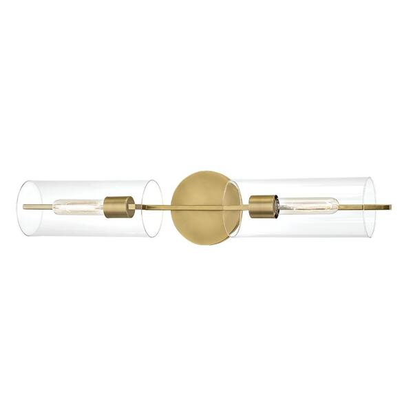 Hudson Valley Lighting 1022-PN Dubois 2-Light Wall Sconce - 11.5 Inches  Wide by 12.5 Inches High, Finish Color: Polished Nickel