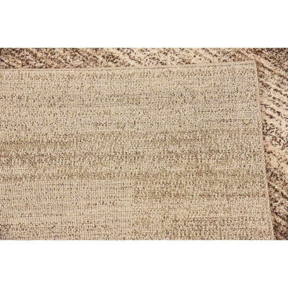 Beige Rectangular Tufted Washable Indoor Rug
