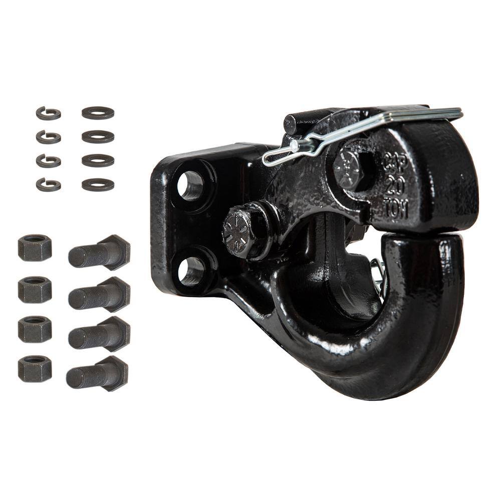 20 Ton Pintle Hook Hitch Mount Kit Fits 2 in. to 3 in. Lunette Eyes price history on PriceWatchPro