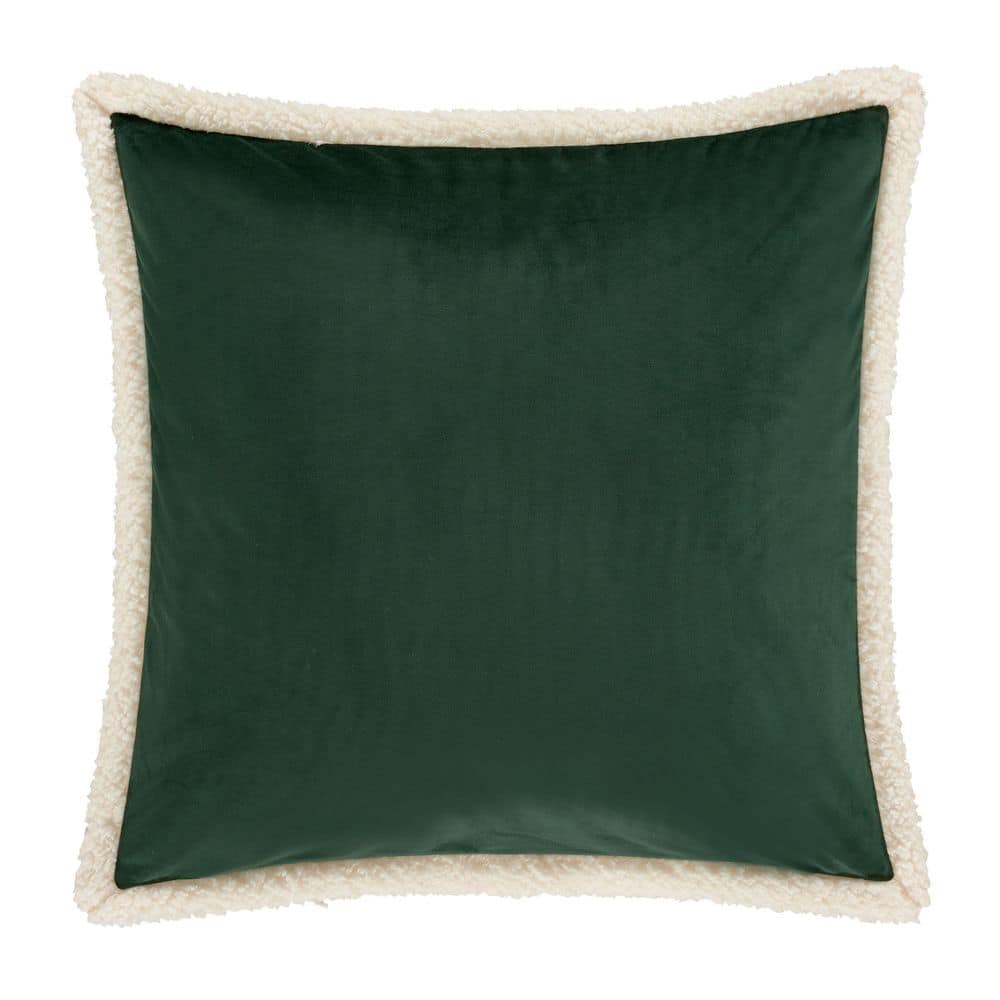 Casey Evergreen Polyester Euro Quilted Sham