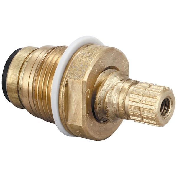 Central Brass Quick Pression Quarter Turn Cold Stem Faucets in Brass