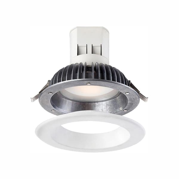 EnviroLite Easy Up 6 in. Warm White LED High Ceiling Recessed Light with 93 CRI, 3000K J-Box (No Can Needed)