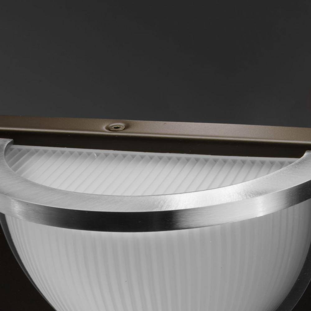 Graphite and Brushed Nickel 3-Light LED Vanity Fixture