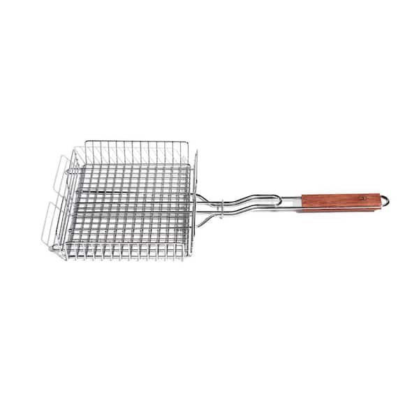 25 in. Grill Basket, Rosewood Handle Cooking Accessory