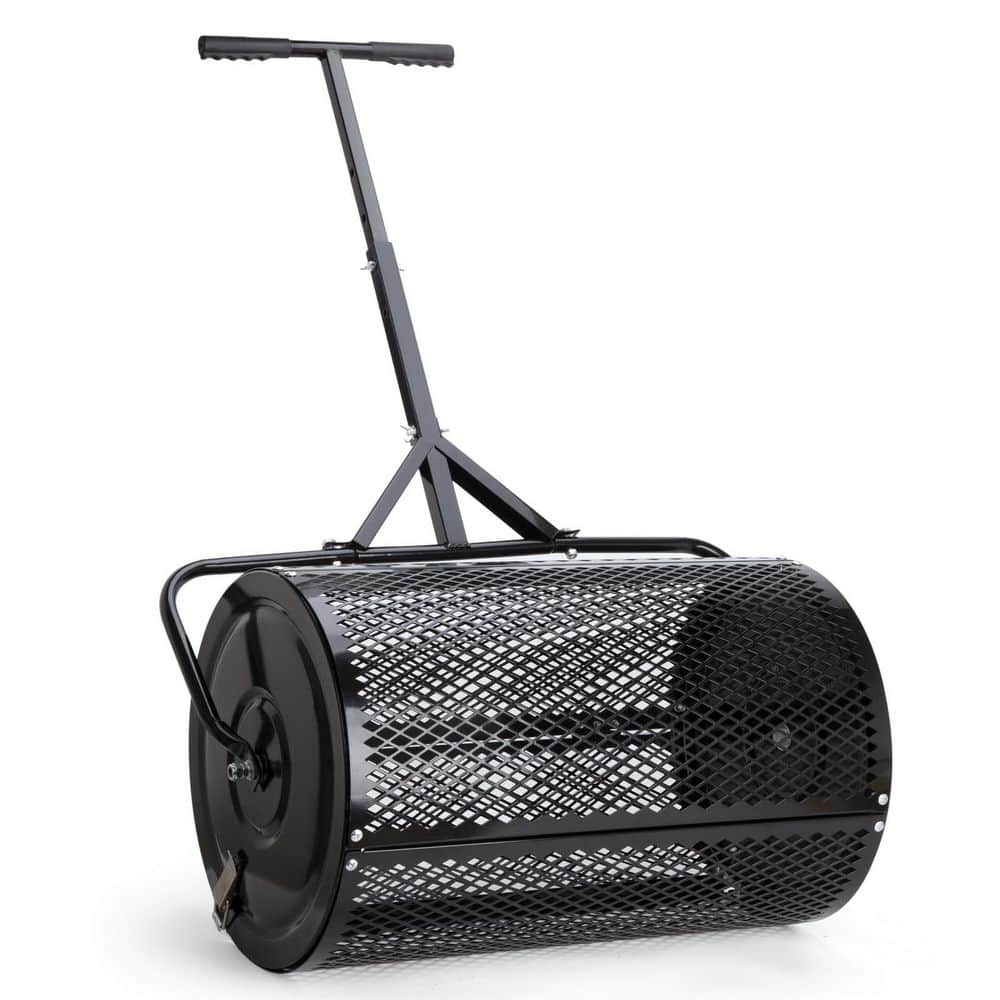 24 in. Compost Spreader, Peat Moss Spreader with T Shaped Handle, Durable Metal Mesh Spreader, Easy Installation price history on PriceWatchPro