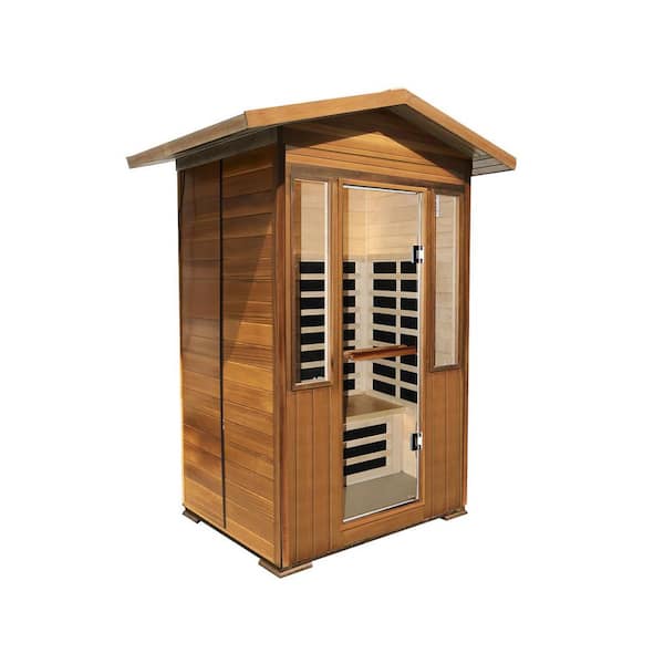 LIVACA 1-Person Epoxy Board Heater Indoor Sauna with Starry Sky