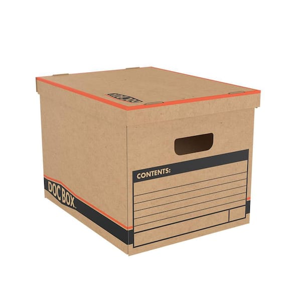 15 in. L x 12 in. W x 10 in. D Document Moving Box (12-Pack)