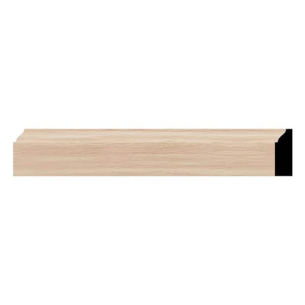 Ekena Millwork WM947 0.38 in. D x 1.25 in. W x 96 in. L Wood (Red Oak) Colonial Casing Moulding