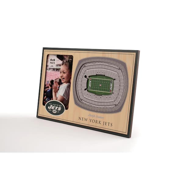 NFL New York Jets Team Colored 3D StadiumView with 4 in. x 6 in. Picture Frame