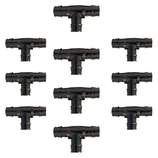 3/4 in. Poly-Alloy PEX-A Expansion Barb Tee (10-Pack)