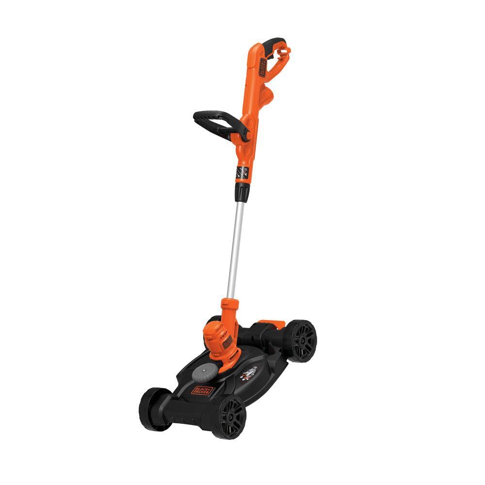 BLACK+DECKER 12 in. 6.5 Amp Corded Electric 3-in-1 String Trimmer and Lawn Edger with Lawn Mower Attachment (BESTA512CM)