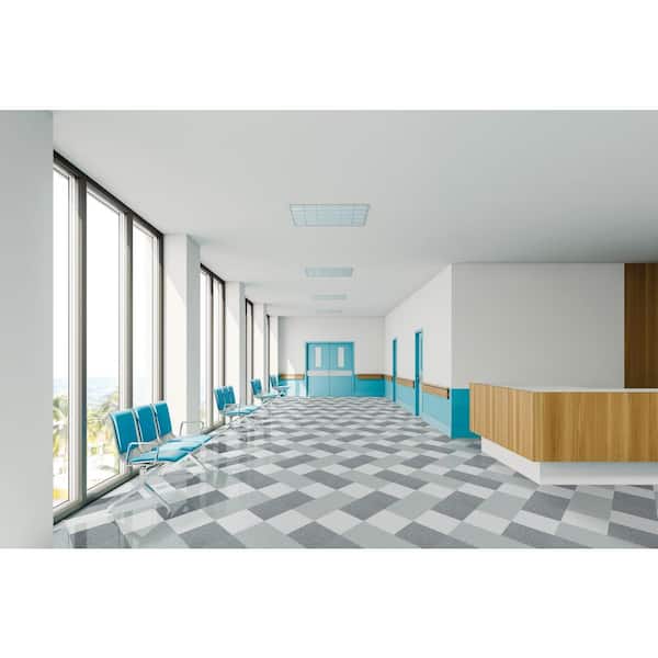 Excelon Multi 12 in. x 12 in. Carnival White Vinyl Tile Flooring (45 sq. ft. / case)