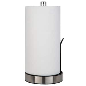 Paper Towel Holder with Deluxe Tension Arm in Black