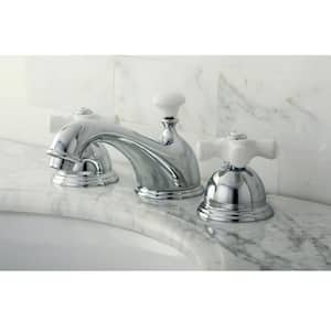 Restoration 8 in. Widespread 2-Handle Bathroom Faucet in Chrome