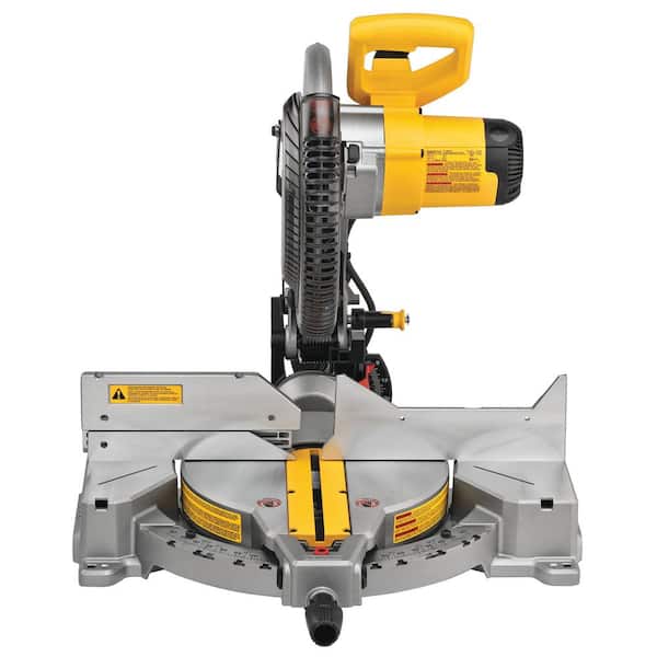 DEWALT - 15 Amp Corded 12 in. Single Bevel Compound Miter Saw with 500 lbs. Capacity Compact Miter Saw Stand
