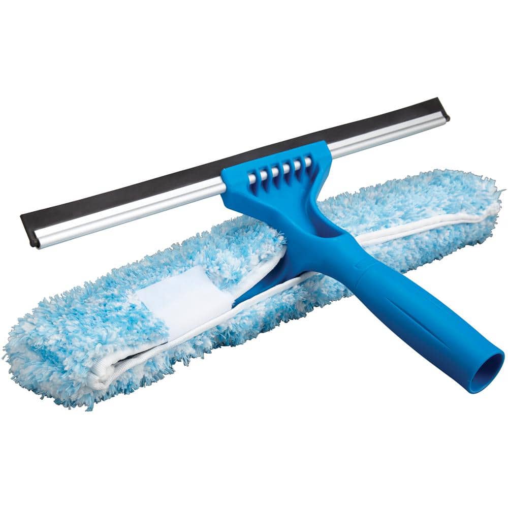 14-Inch Microfiber Combi Squeegee and Scrubber