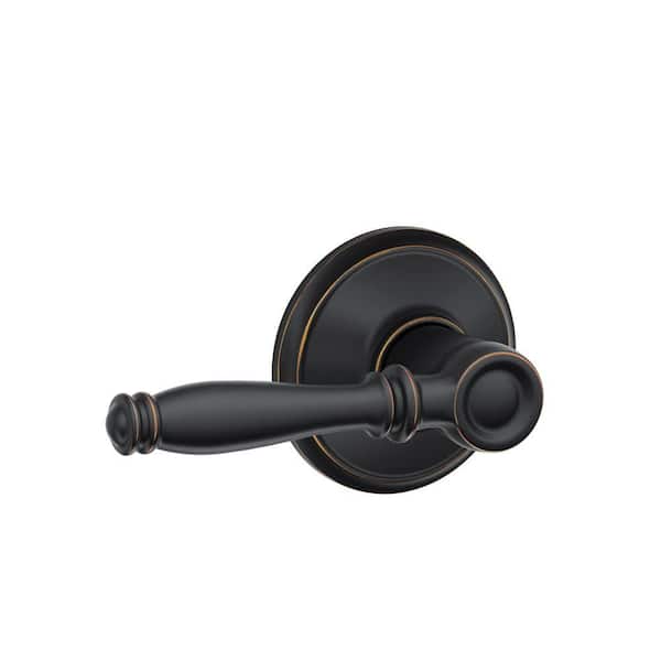 Schlage Birmingham Aged Bronze Passage Hall/Closet Door Handle
