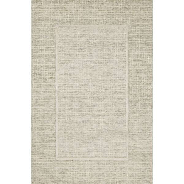 Chris Love Julia Briggs Sage / Ivory 2 ft. 6 in. x 7 ft. 6 in. Contemporary Runner Rug