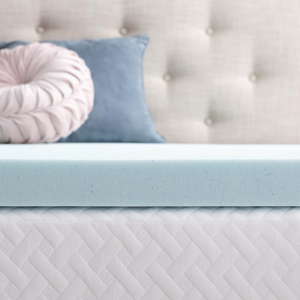 shorty memory foam mattress topper