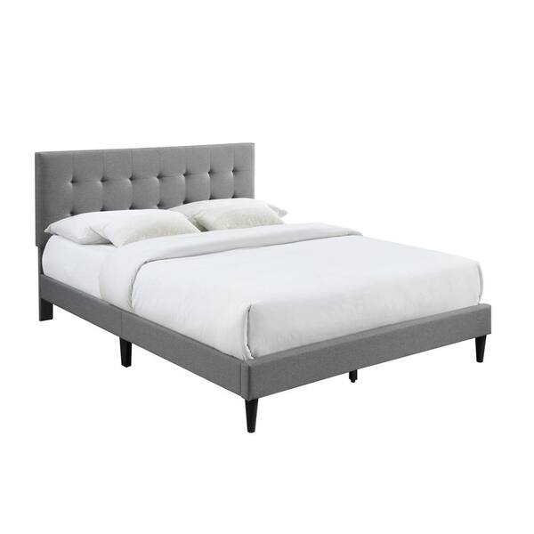 Furnishings Direct Westwood Stone, Silver Queen Platform Bed Frame