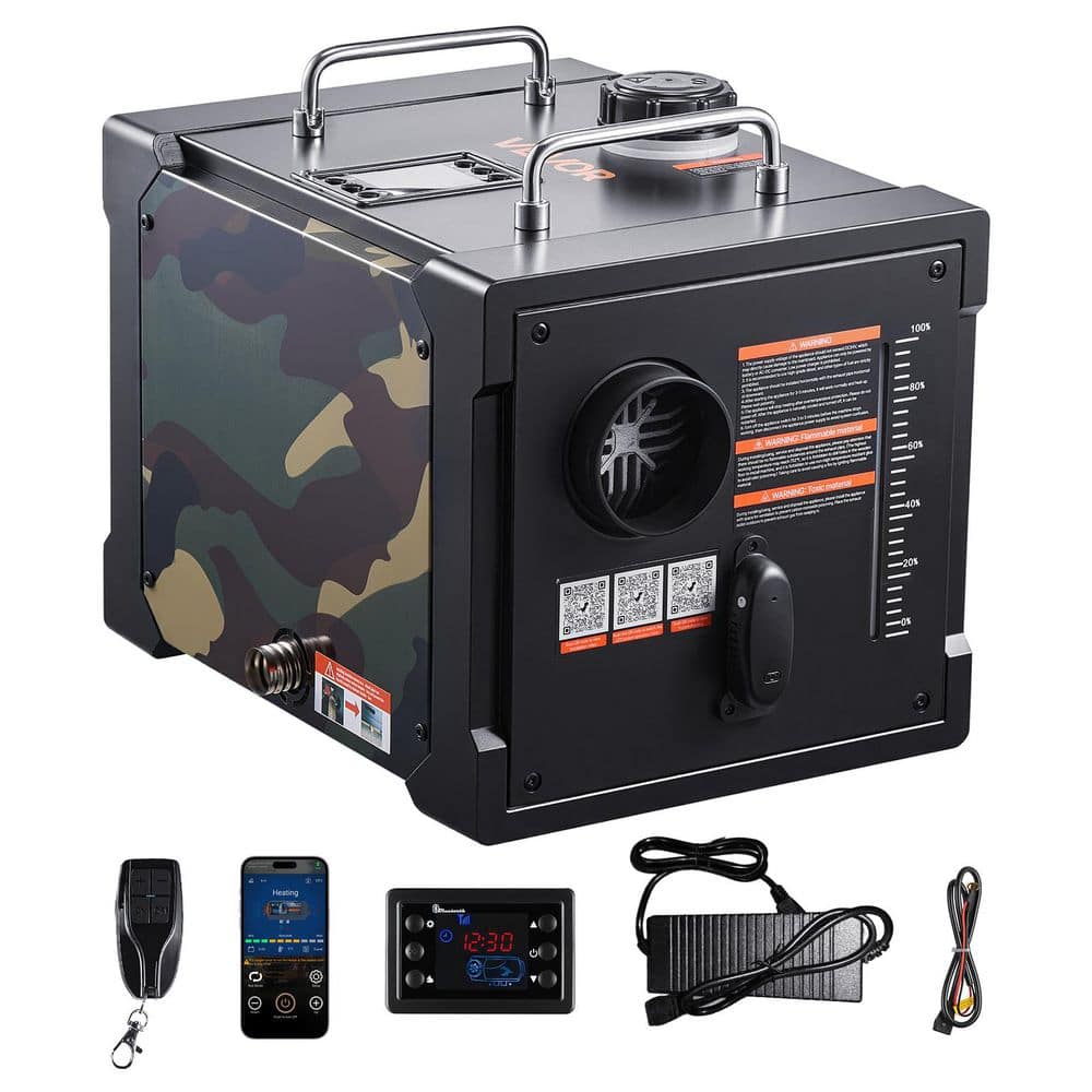 Diesel Heater, 27,297 BTU /H 8KW, DC 12V/24V, All in One Portable Diesel Air Heater with Bluetooth Control, Space Heater price history on PriceWatchPro