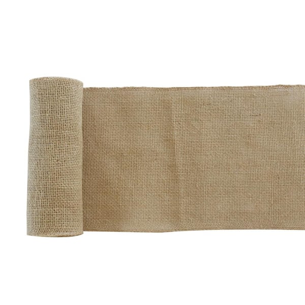 AAYU 8 inch Wide by 57-60 ft Long Burlap Tree wrap (Raw Edge)