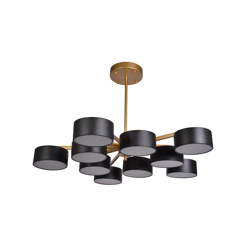 Anju 38 in. Gold LED Flush Mount