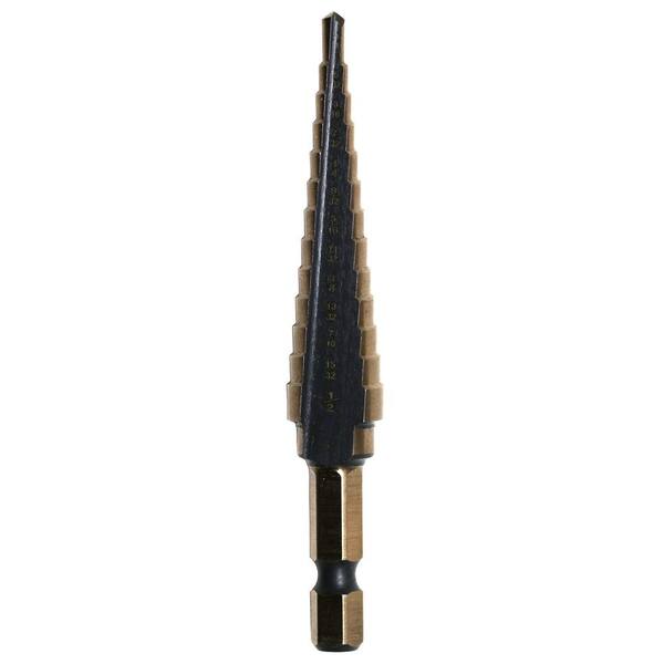 Drill America Ste1hex #1 HSS Quick Change Hex Shank Step Drill Bit, (1