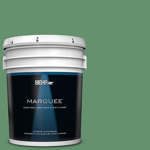 BEHR MARQUEE 5 gal. #460D-6 Manchester Satin Enamel Exterior Paint & Primer