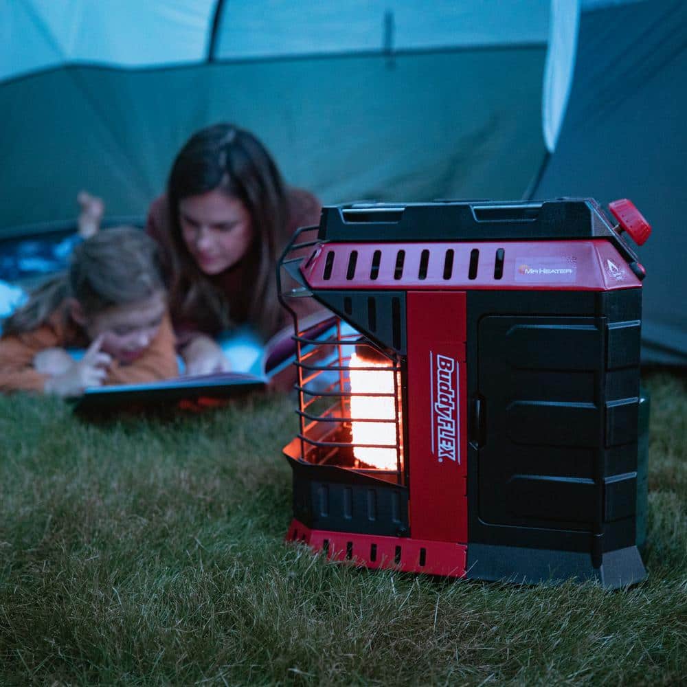 Mr. Heater Red and Black Portable Propane Heater with Safety Features