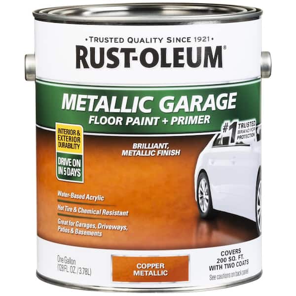 Rust Oleum 1 Gal Metallic Copper, Garage Floor Sealer Reviews