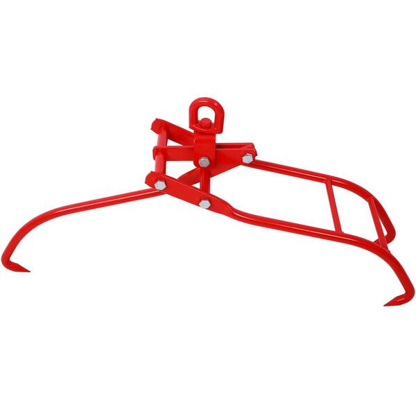 Tidoin 36 in. 3-Claw Heavy Duty Log Grapple Eagle Claws Design Log Lifting Tongs Log Grabs for Lumber
