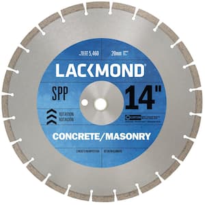 SPP Series Dry Cut Diamond Blade for Cured Concrete 14 in. x 0.125 x 20 mm