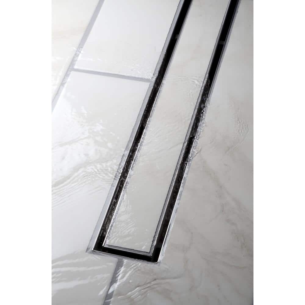 36" Stainless Steel Tile-In Linear Shower Drain