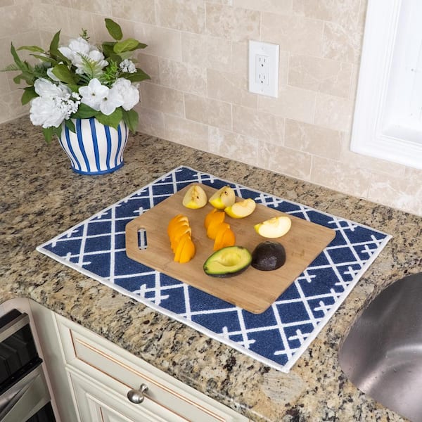 Super Absorbent Dish Drying Mat for Kitchen Table Mat Large Size